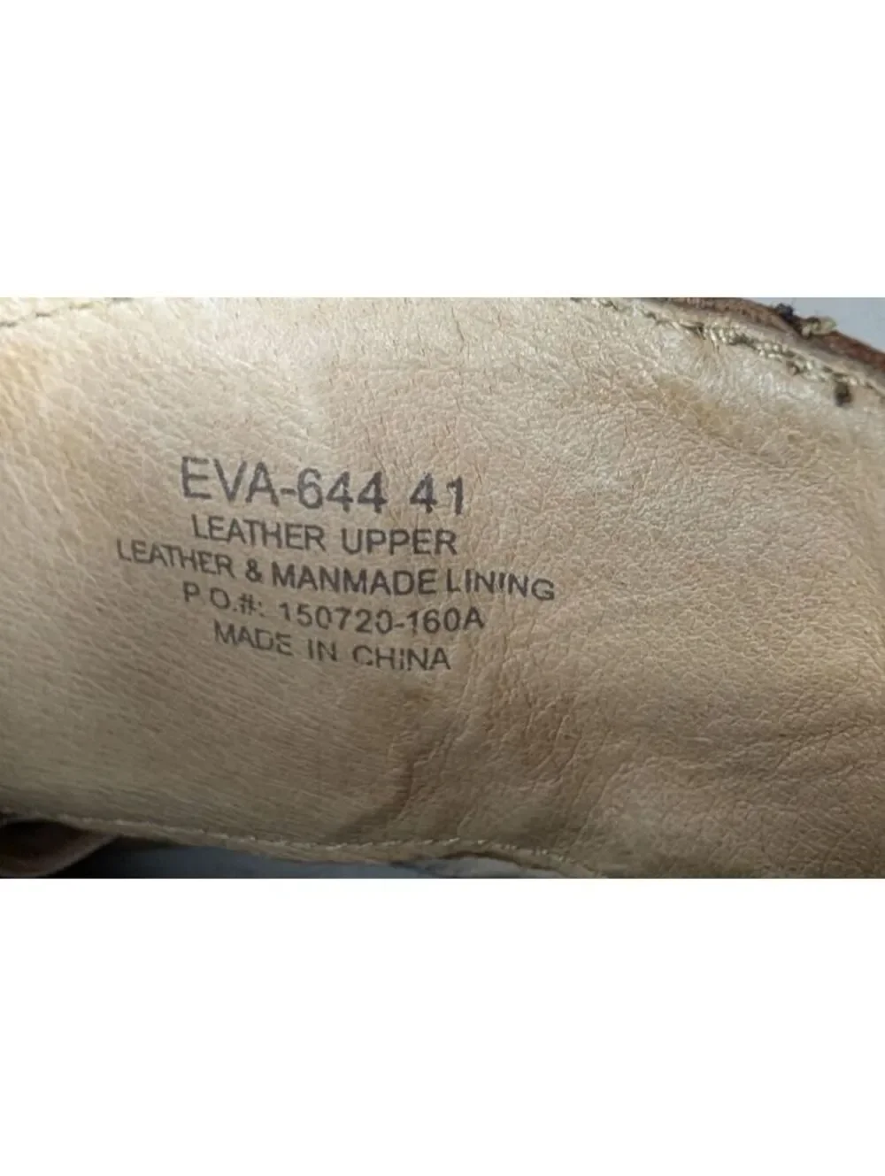 Alegria Eva Drifted Brown Leather Ankle Boots Size 41